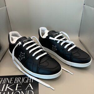 Dior Star Sneakers Size 38.5 Black & White